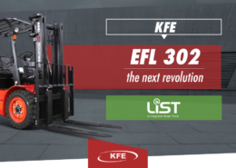 Telaio di un diesel, vantaggi del litio: ecco il nuovo carrello elevatore EFL 302